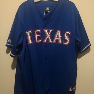 Majestic Texas Rangers Jersey Josh Hamilton #32